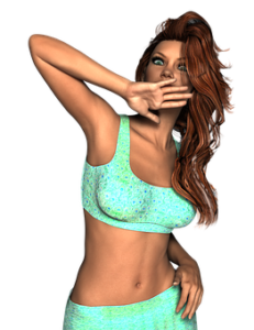 Sensual pose