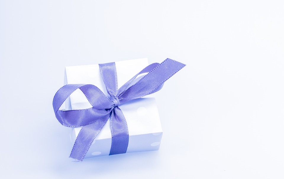 gift with ribbon