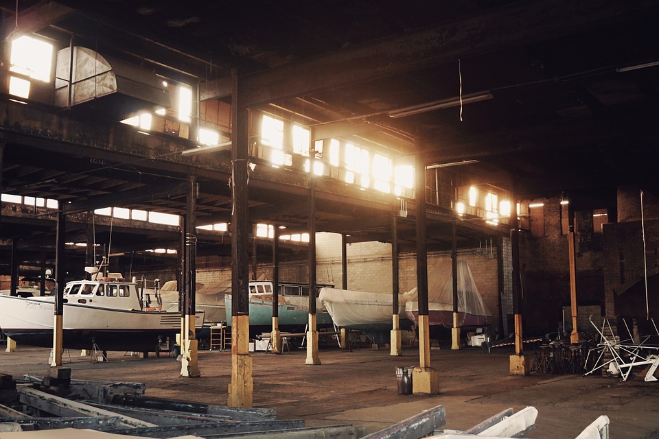 in warehouse